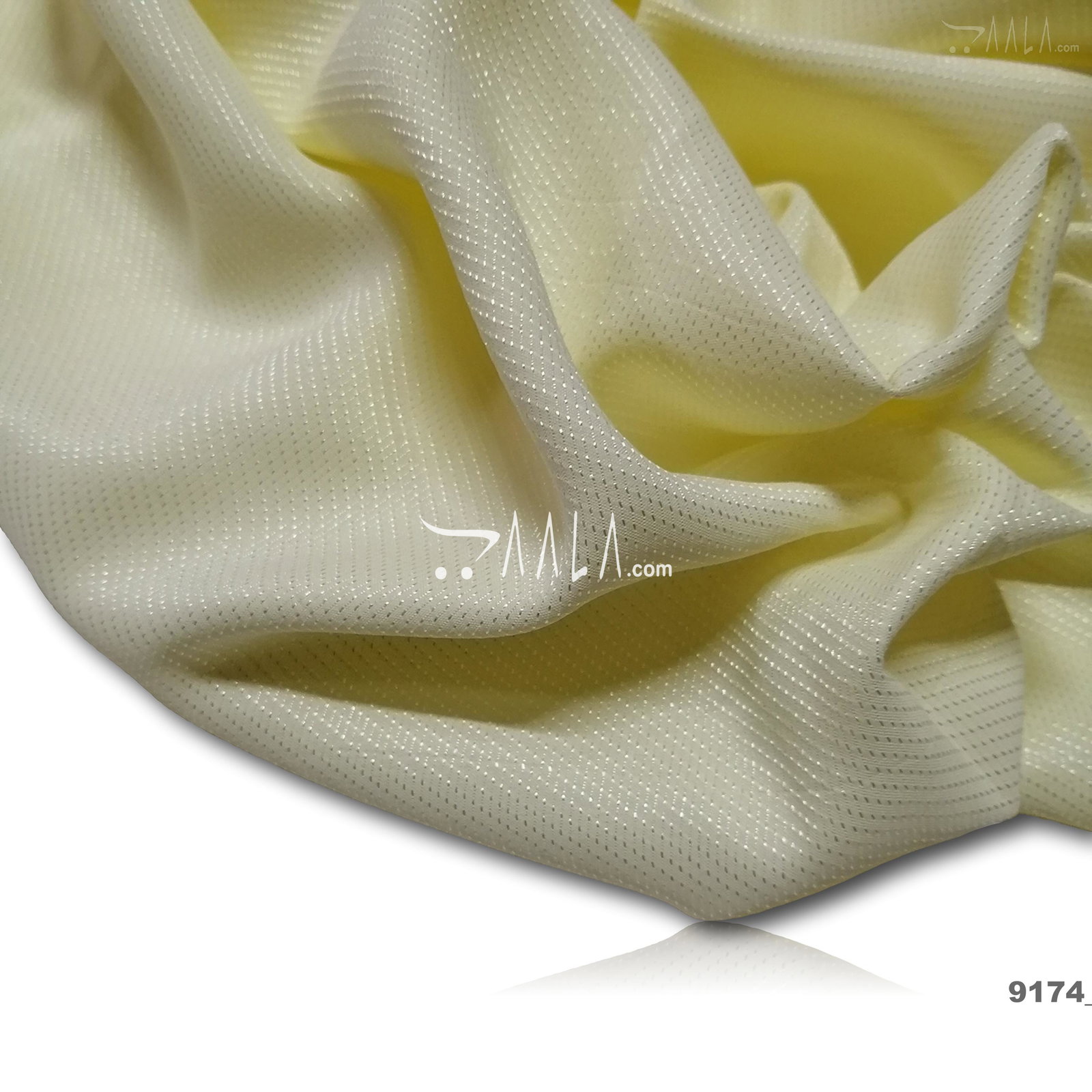 Praline Double-Georgette Blend 58-Inches YELLOW Per-Metre 