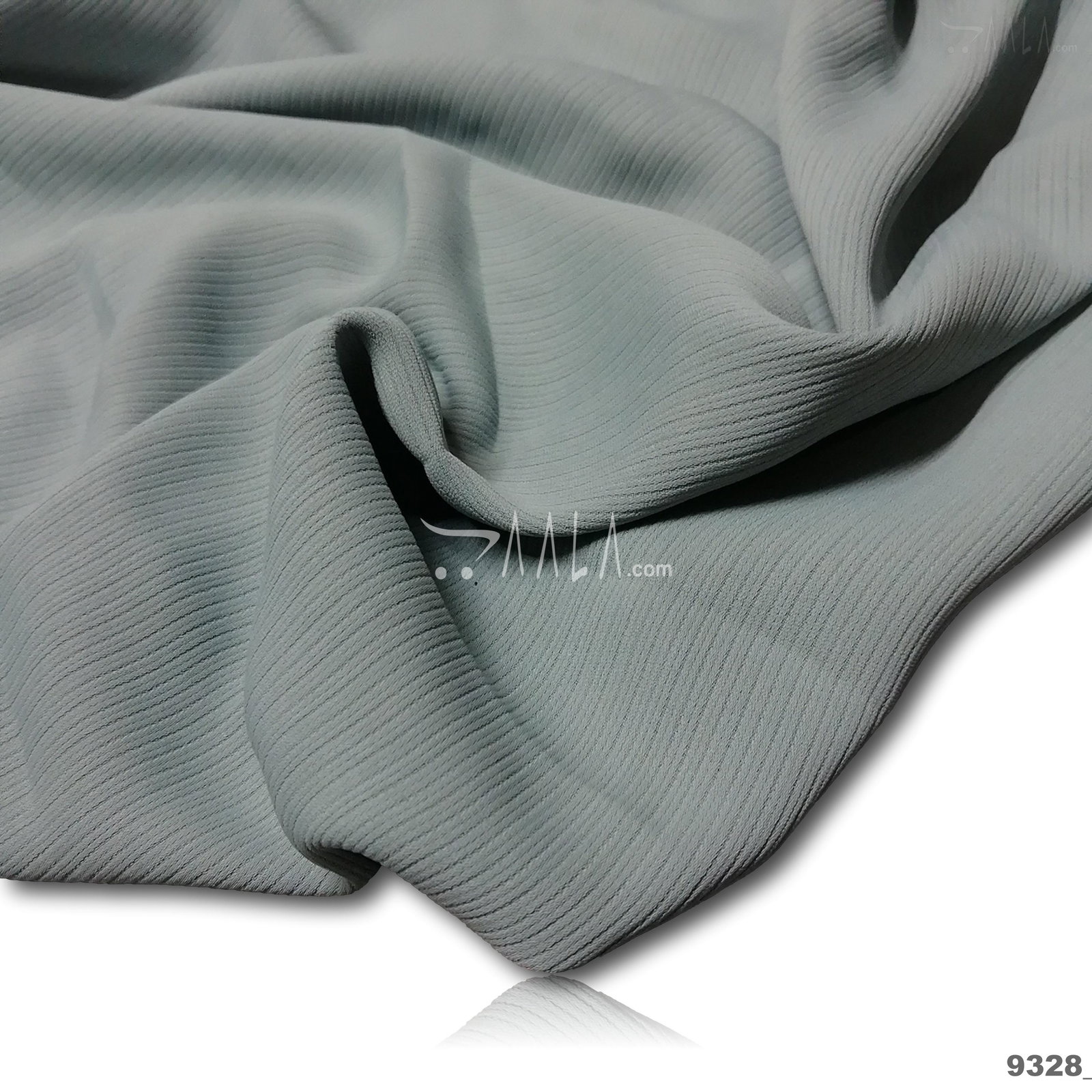 Custard Double-Georgette Blend 58-Inches GREY Per-Metre 