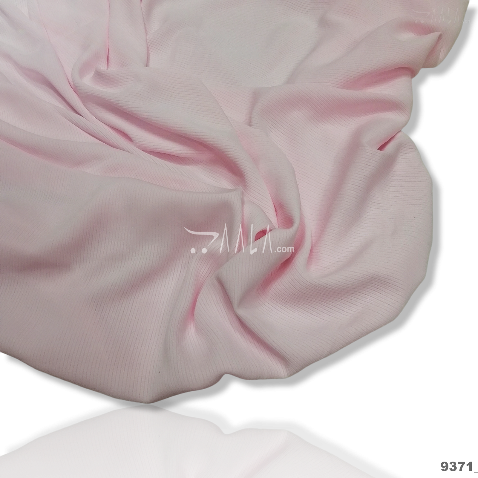 Custard Double-Georgette Poly-ester 58-Inches PINK Per-Metre #9371