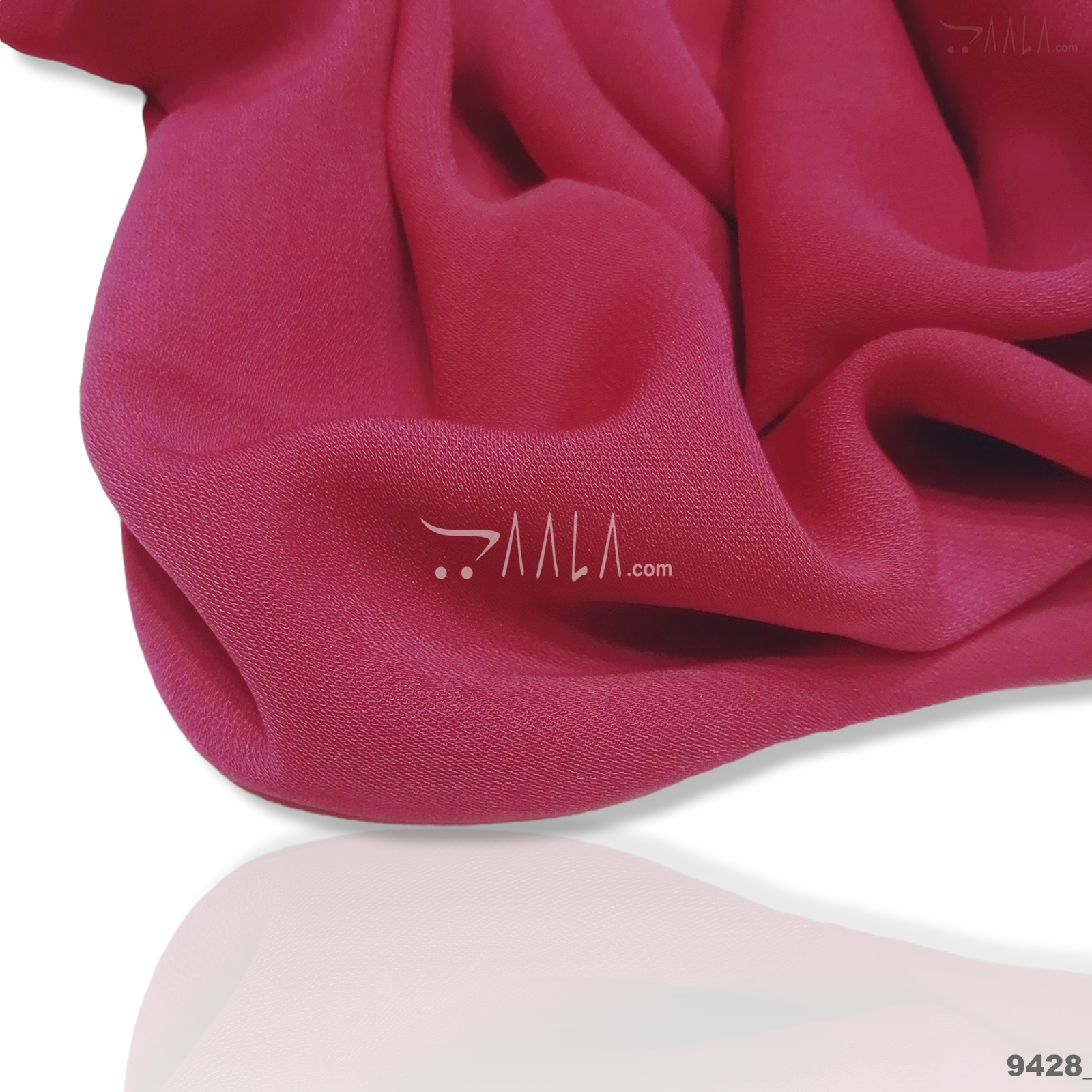 Moscow Double-Georgette Blend 58-Inches PINK Per-Metre 