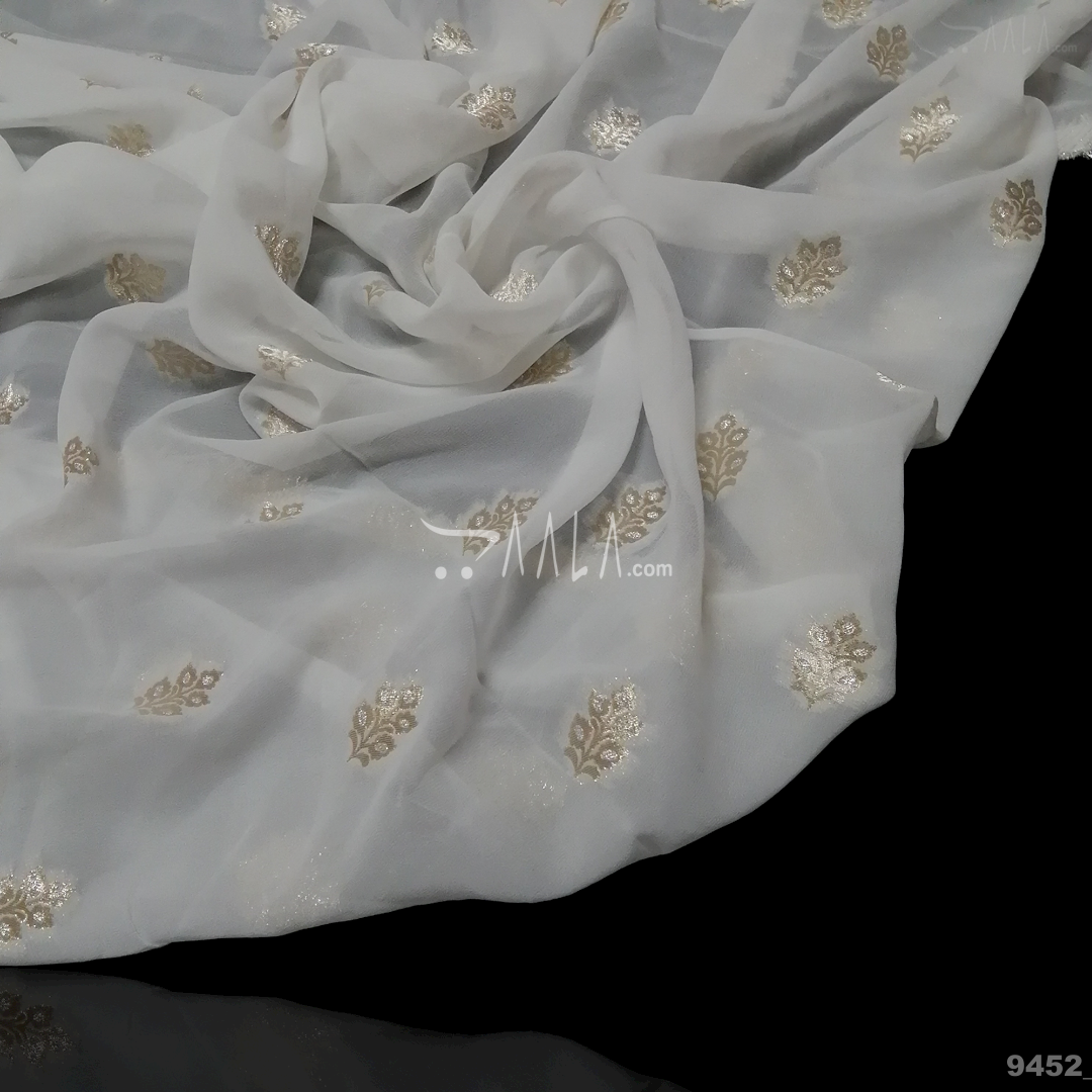 Banarsi Georgette Viscose 44-Inches DYEABLE Per-Metre 