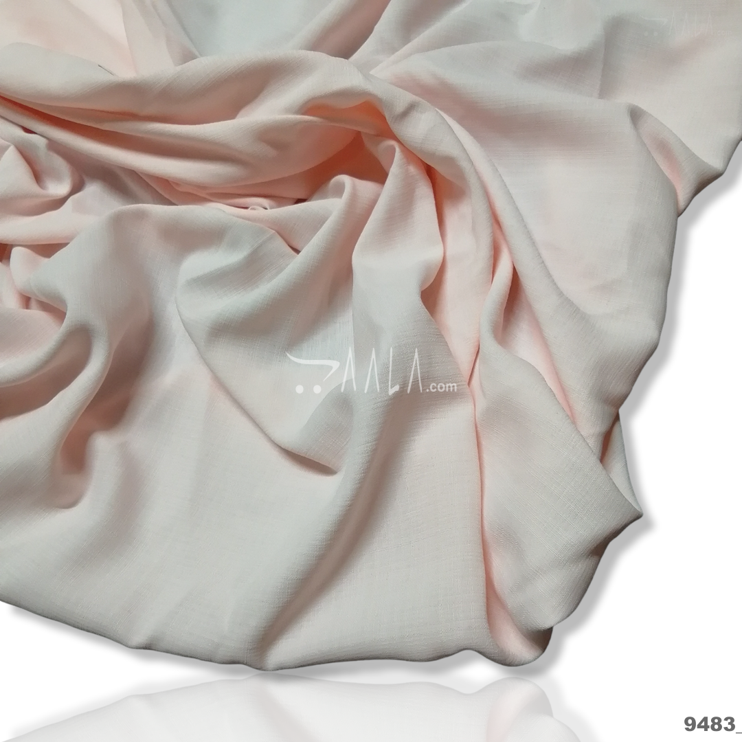 Ducati Double-Georgette Blend 44-Inches PEACH Per-Metre 