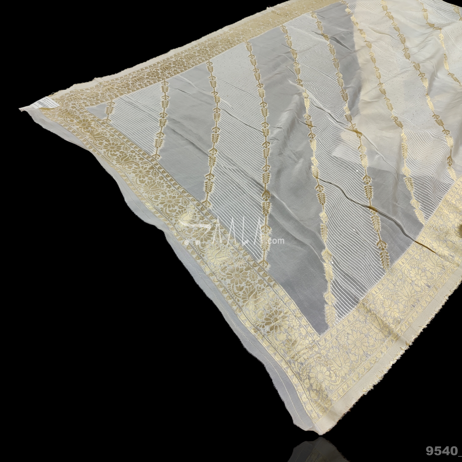 Banarsi-Jari Organza Viscose Dupatta-40-Inches DYEABLE 2.25-Metres 
