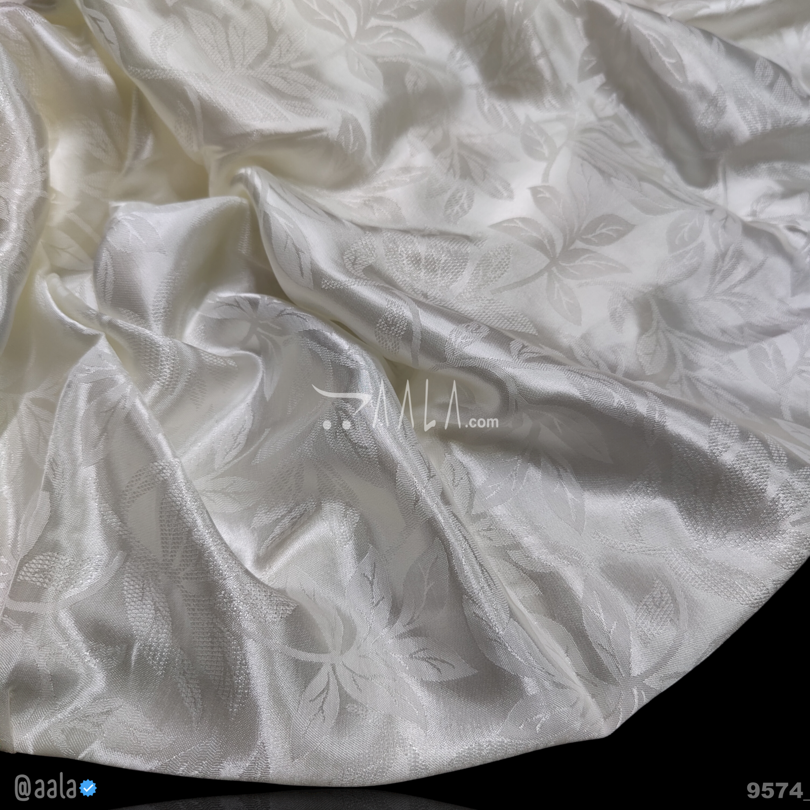 Jacquard-Gaji Silk Viscose 44-Inches DYEABLE Per-Metre 