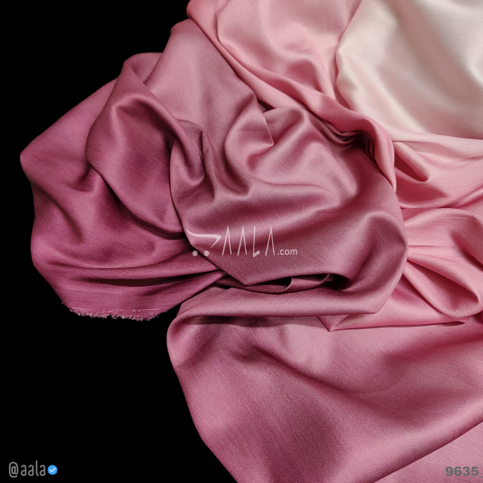 Shaded-Pie Silk Blend 44-Inches ASSORTED Per-Metre 