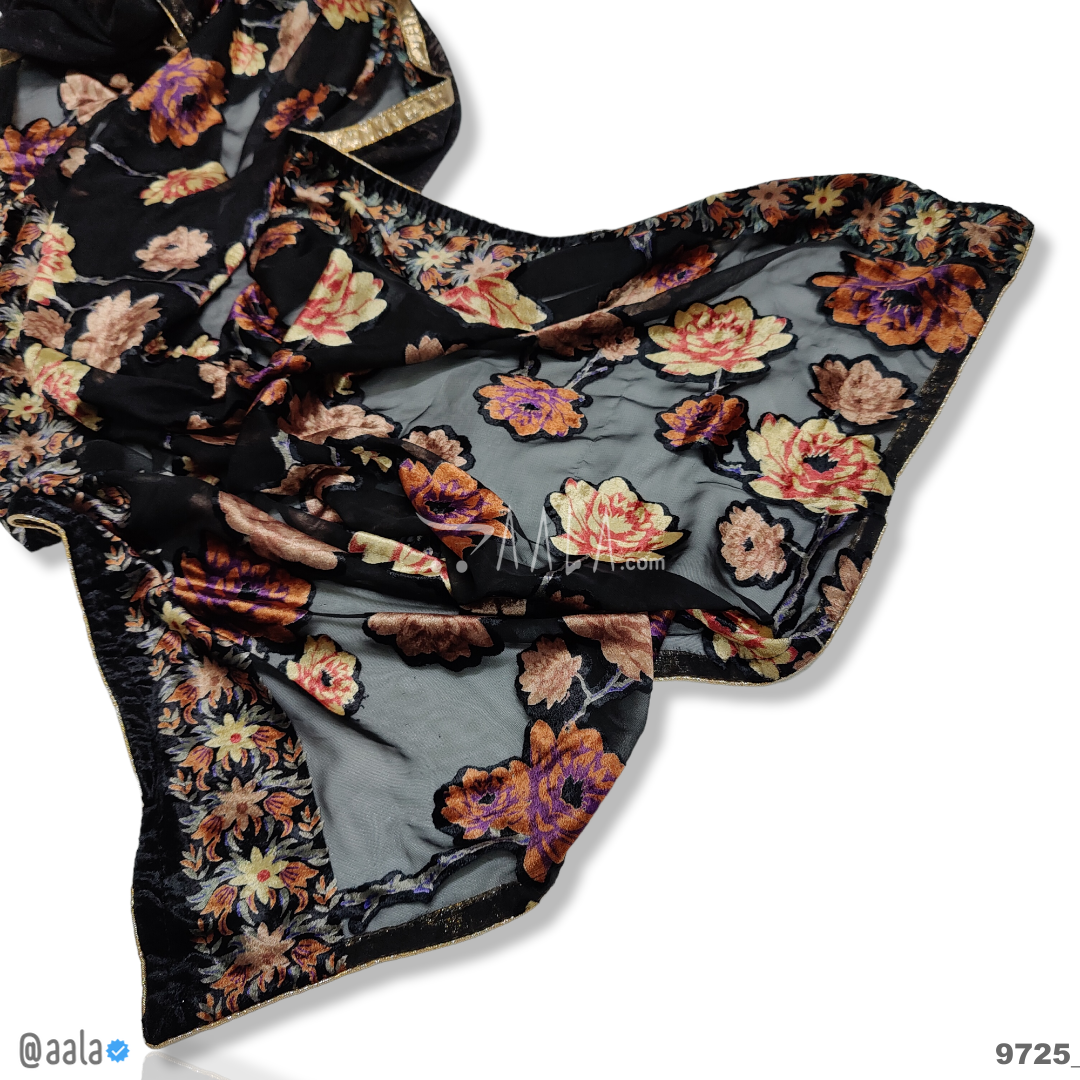 Brasso Velvet Blend Dupatta-36-Inches PRINTED 2.25-Metres 