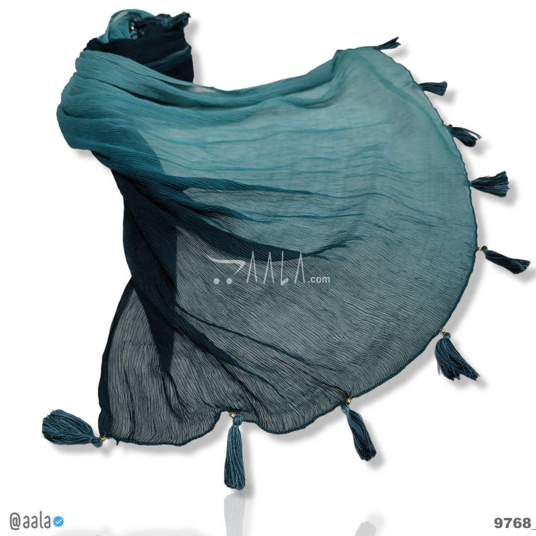 Crush-Shaded Silk Blend Dupatta-20-Inches ASSORTED 2.25-Metres 