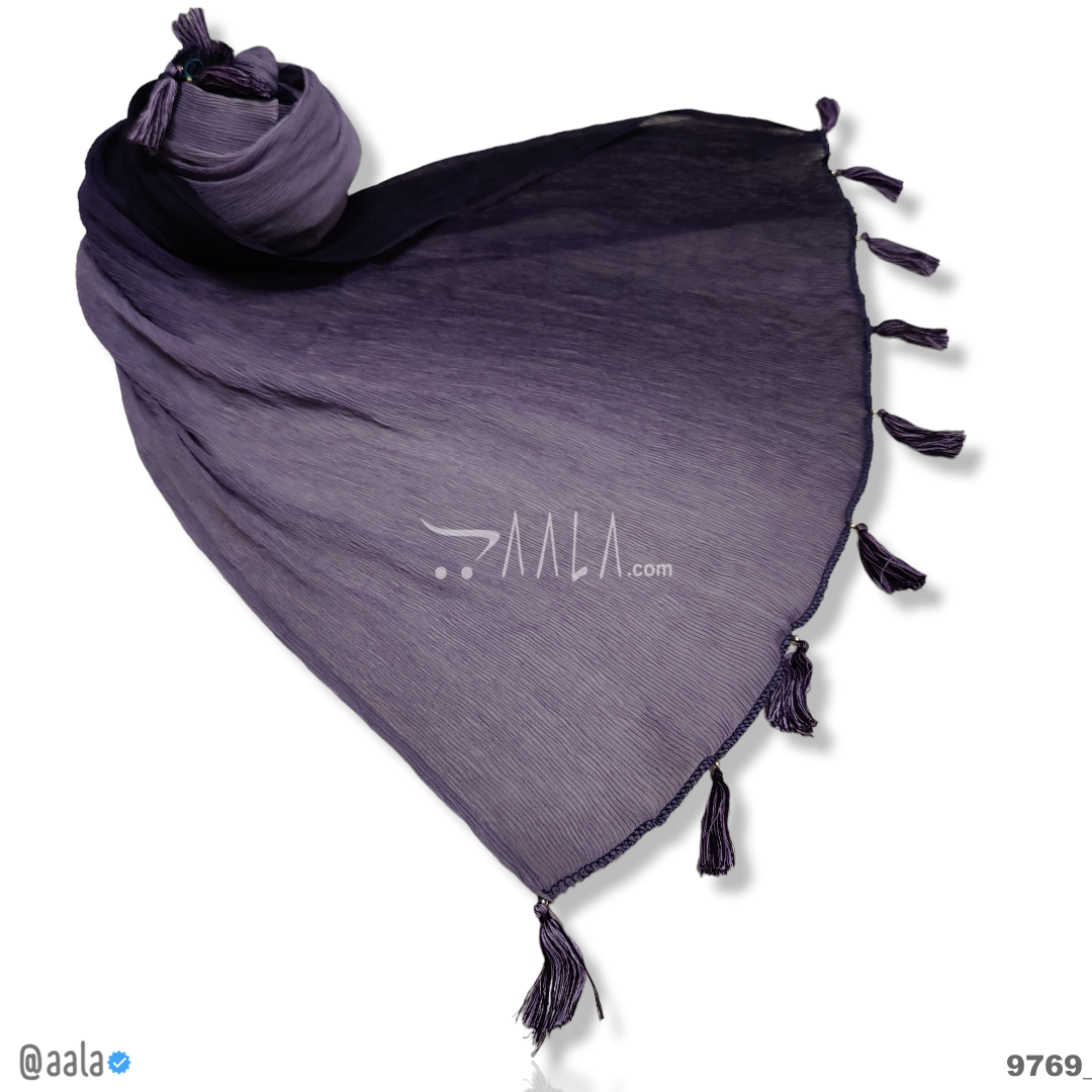 Crush-Shaded Silk Blend Dupatta-20-Inches ASSORTED 2.25-Metres 