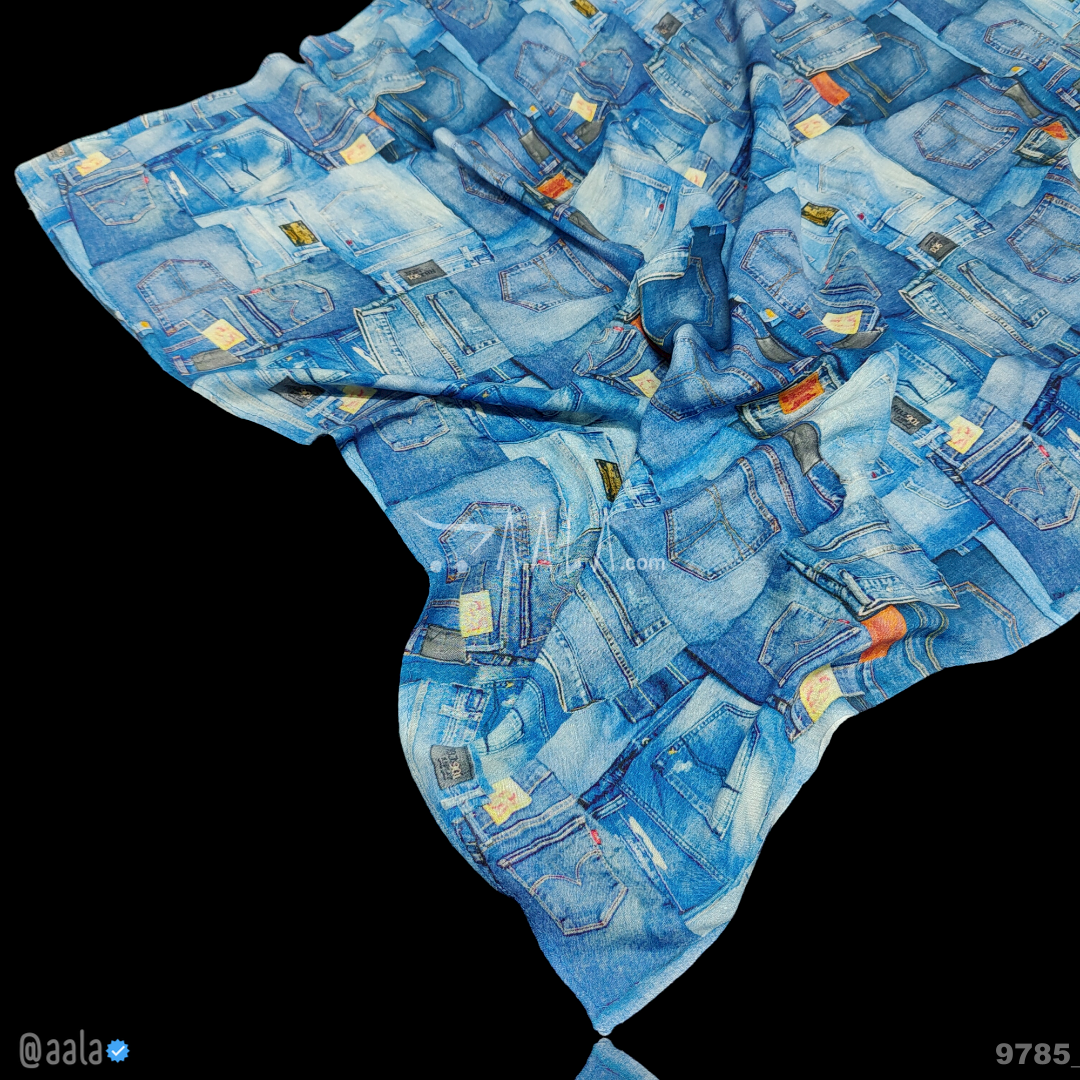 Printed Cotton Blend Dupatta-20-Inches PRINTED 2.25-Metres #97857