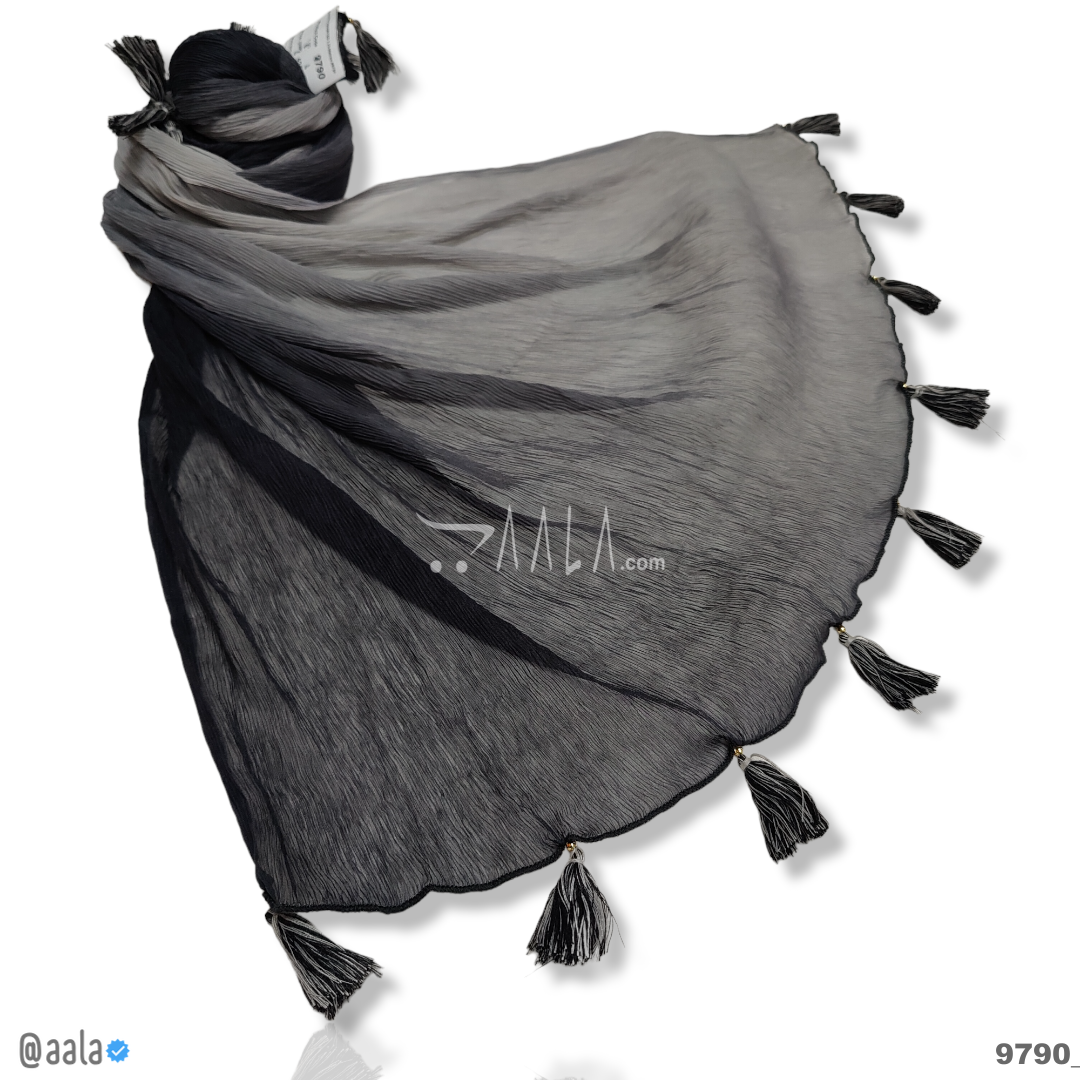Crush-Shaded Silk Blend Dupatta-20-Inches ASSORTED 2.25-Metres 