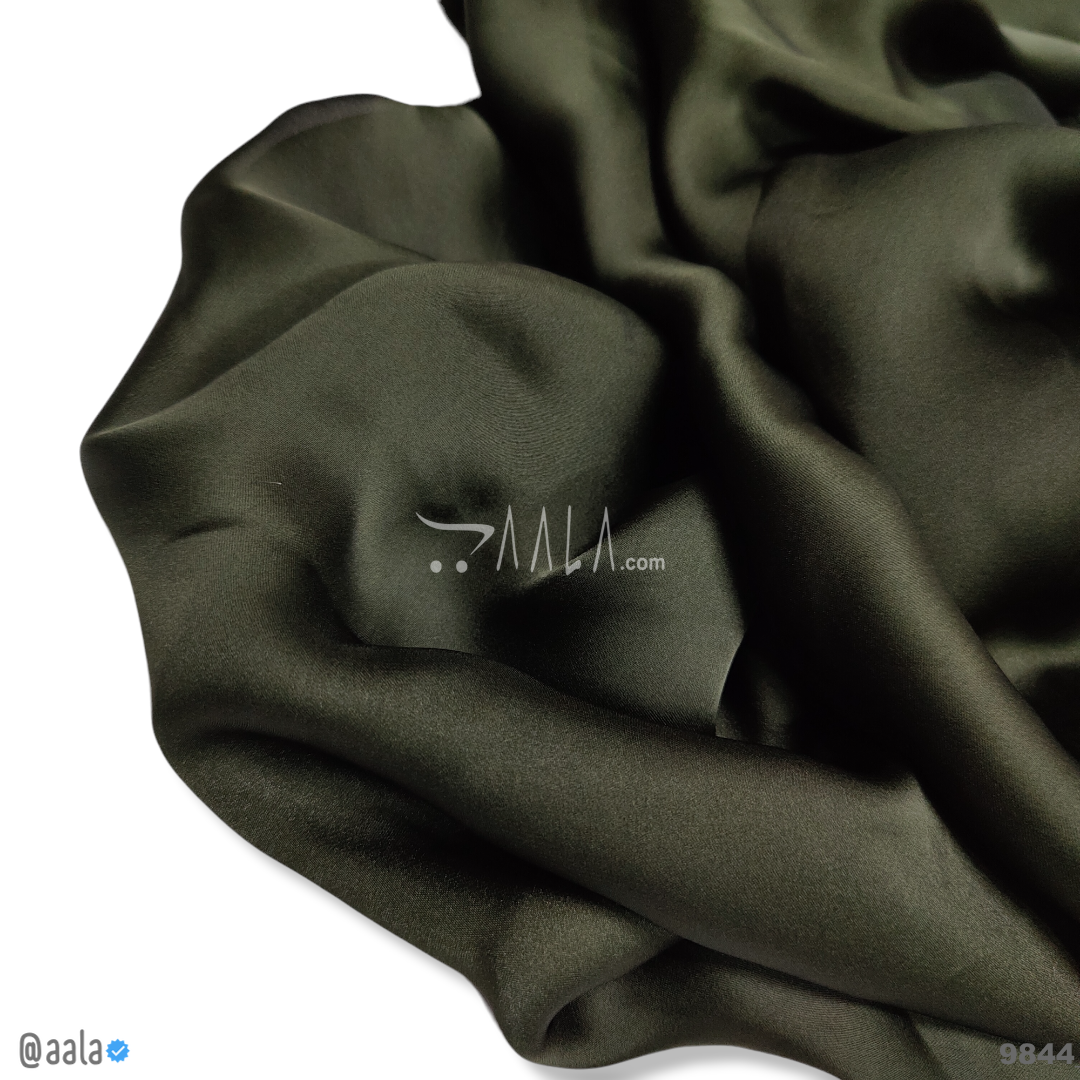 Caramel Silk Blend 44-Inches GREEN Per-Metre 