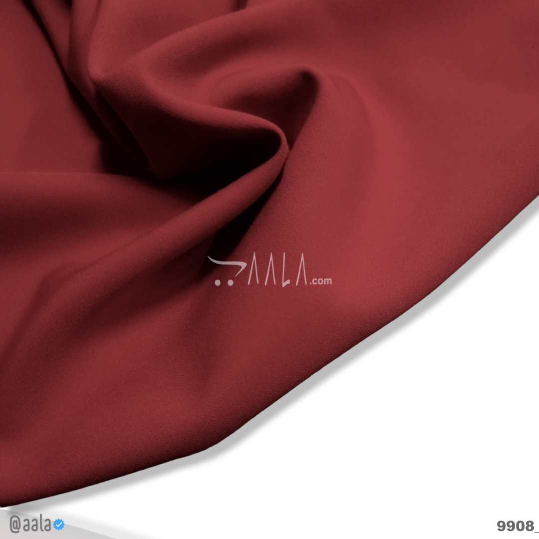 Berlin Double-Georgette Blend 58-Inches RED Per-Metre 