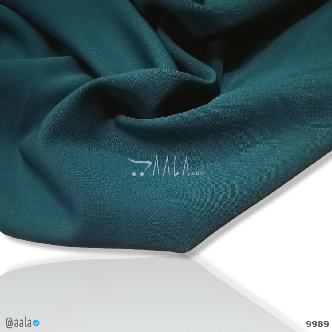 Berlin Double-Georgette Blend 58-Inches TEAL Per-Metre 