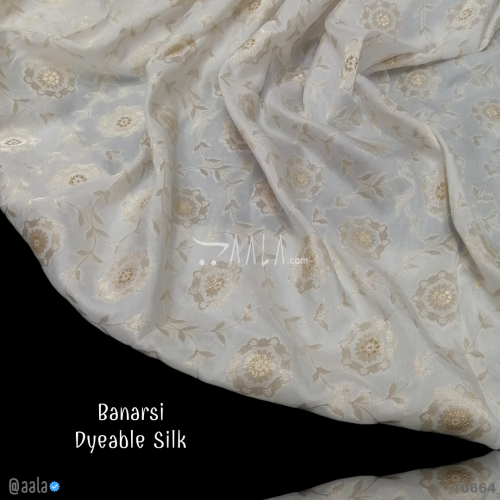 Banarsi-Upada Silk Viscose 44-Inches DYEABLE Per-Metre #10664