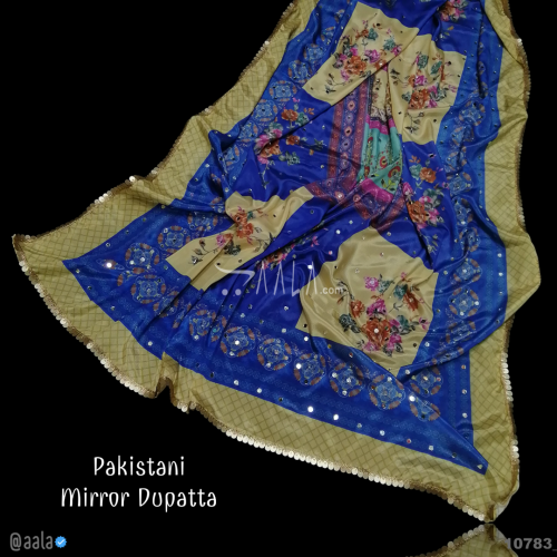 Pakistani Chinon Poly-ester Dupatta-36-Inches PRINTED 2.25-Metres #10783