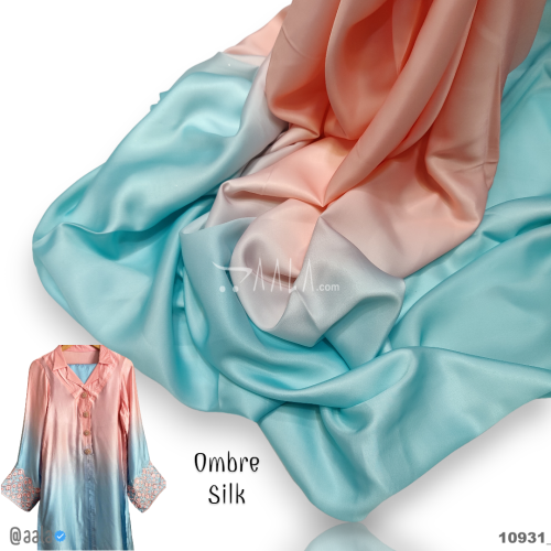 Ombre Silk Poly-ester 44-Inches ASSORTED Per-Metre #10931