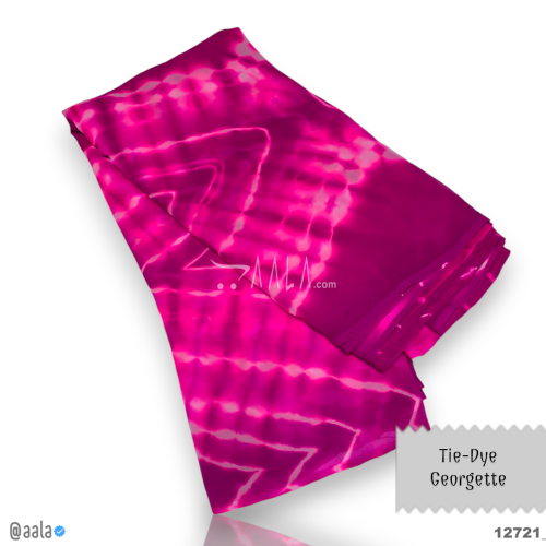 Tie-Dye Georgette Blend 44-Inches ASSORTED Per-Metre #12721