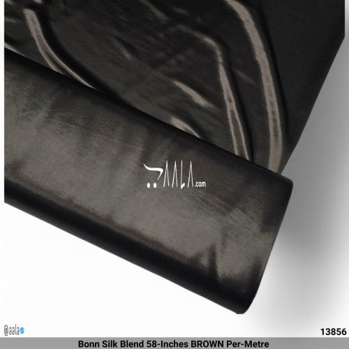 Bonn Silk Blend 58-Inches BROWN Per-Metre #13856