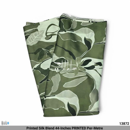 Printed Silk Blend 44-Inches PRINTED Per-Metre #13872
