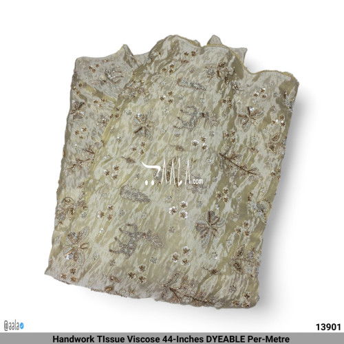 Handwork TIssue Viscose 44-Inches DYEABLE Per-Metre #13901