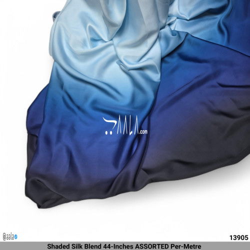 Shaded Silk Blend 44-Inches ASSORTED Per-Metre #13905