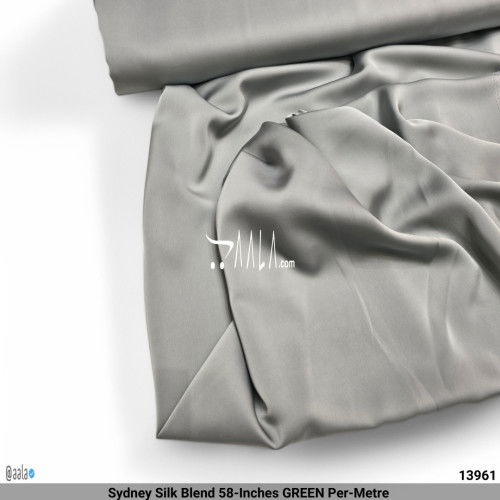 Sydney Silk Blend 58-Inches GREEN Per-Metre #13961
