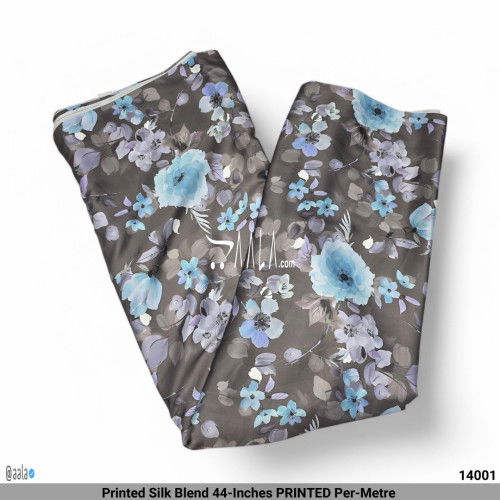Printed Silk Blend 44-Inches PRINTED Per-Metre #14001