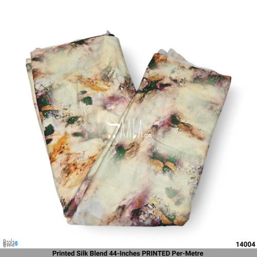 Printed Silk Blend 44-Inches PRINTED Per-Metre #14004