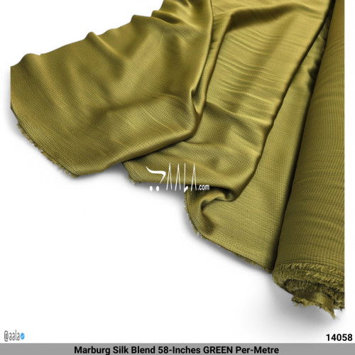 Marburg Silk Blend 58-Inches GREEN Per-Metre #14058