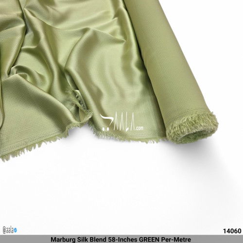 Marburg Silk Blend 58-Inches GREEN Per-Metre #14060
