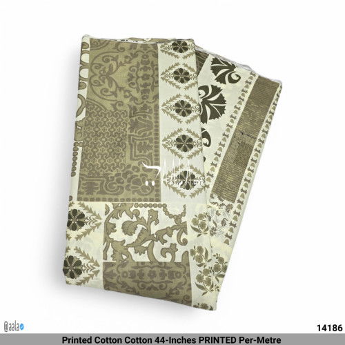 Printed Cotton Cotton 44-Inches PRINTED Per-Metre #14186