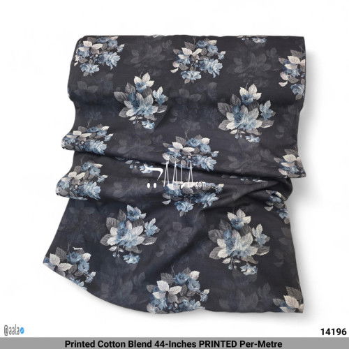 Printed Cotton Blend 44-Inches PRINTED Per-Metre #14196