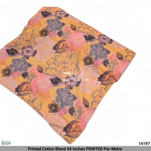 Printed Cotton Blend 44-Inches PRINTED Per-Metre #14197