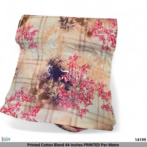 Printed Cotton Blend 44-Inches PRINTED Per-Metre #14199