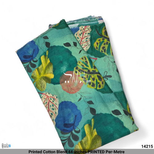 Printed Cotton Blend 44-Inches PRINTED Per-Metre #14215