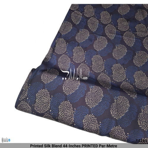 Printed Silk Blend 44-Inches PRINTED Per-Metre #14241