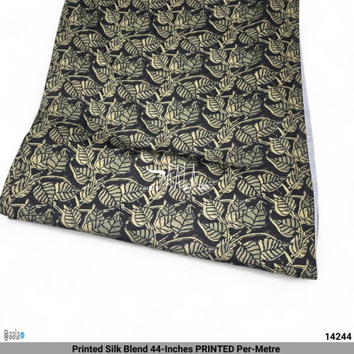 Printed Silk Blend 44-Inches PRINTED Per-Metre #14244