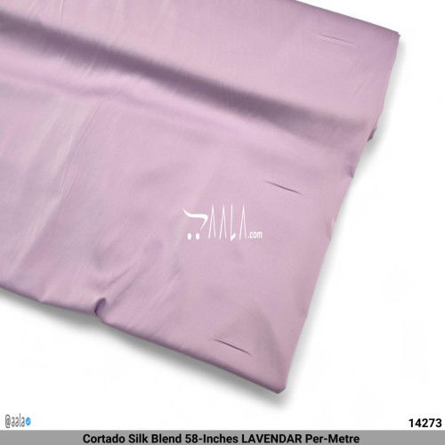 Cortado Silk Blend 58-Inches LAVENDAR Per-Metre #14273