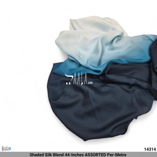 Shaded Silk Blend 44-Inches ASSORTED Per-Metre #14314