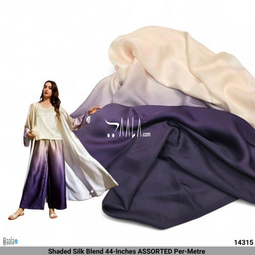 Shaded Silk Blend 44-Inches ASSORTED Per-Metre #14315
