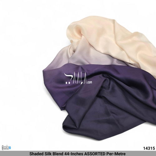 Shaded Silk Blend 44-Inches ASSORTED Per-Metre #14315