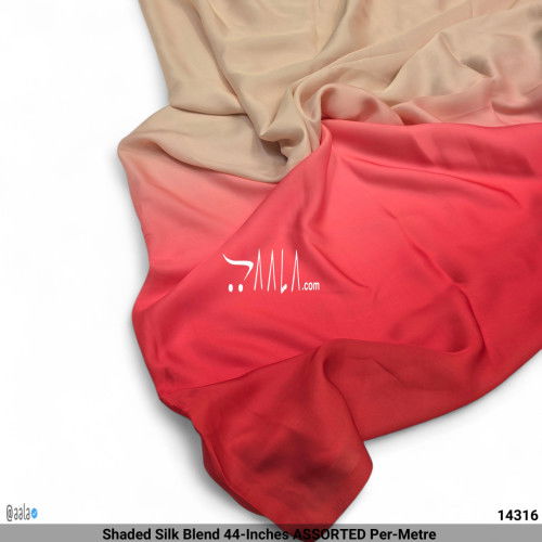 Shaded Silk Blend 44-Inches ASSORTED Per-Metre #14316