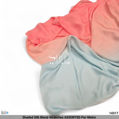 Shaded Silk Blend 44-Inches ASSORTED Per-Metre #14317