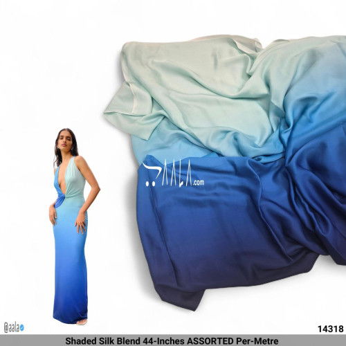 Shaded Silk Blend 44-Inches ASSORTED Per-Metre #14318