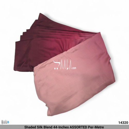 Shaded Silk Blend 44-Inches ASSORTED Per-Metre #14320