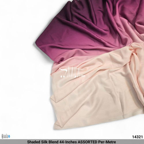 Shaded Silk Blend 44-Inches ASSORTED Per-Metre #14321