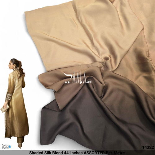 Shaded Silk Blend 44-Inches ASSORTED Per-Metre #14322