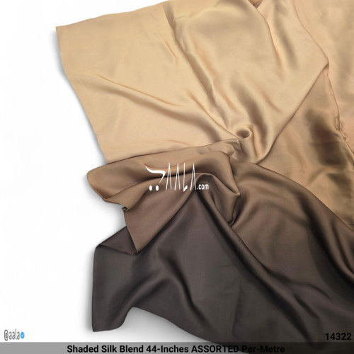 Shaded Silk Blend 44-Inches ASSORTED Per-Metre #14322