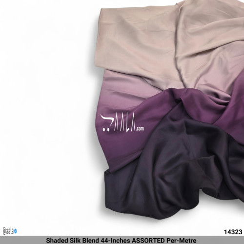 Shaded Silk Blend 44-Inches ASSORTED Per-Metre #14323