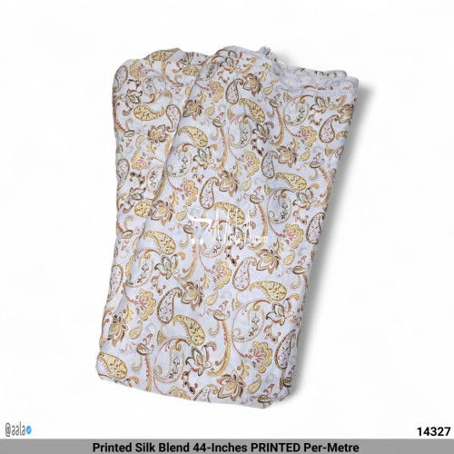 Printed Silk Blend 44-Inches PRINTED Per-Metre #14327